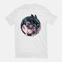 Glowing Light In The Night-Mens-Basic-Tee-glitchygorilla