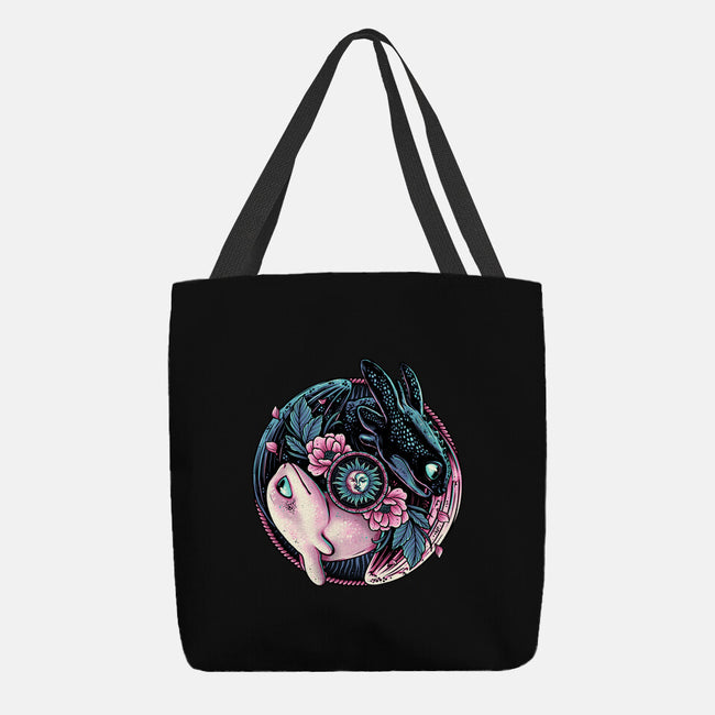 Glowing Light In The Night-None-Basic Tote-Bag-glitchygorilla