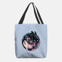 Glowing Light In The Night-None-Basic Tote-Bag-glitchygorilla