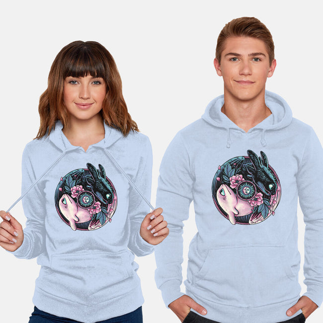 Glowing Light In The Night-Unisex-Pullover-Sweatshirt-glitchygorilla