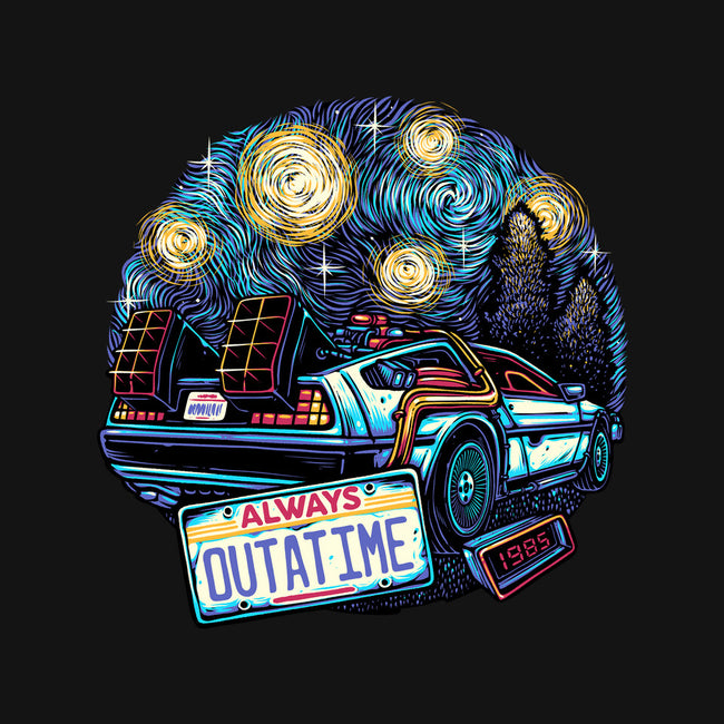 Always Outatime-Unisex-Zip-Up-Sweatshirt-glitchygorilla