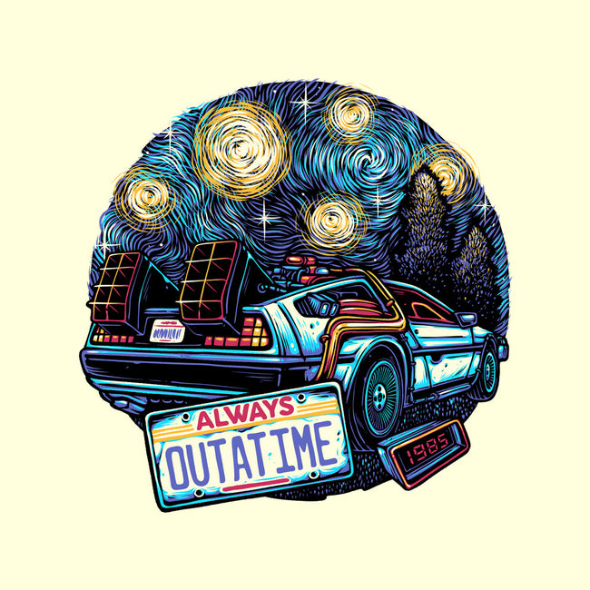 Always Outatime-None-Fleece-Blanket-glitchygorilla