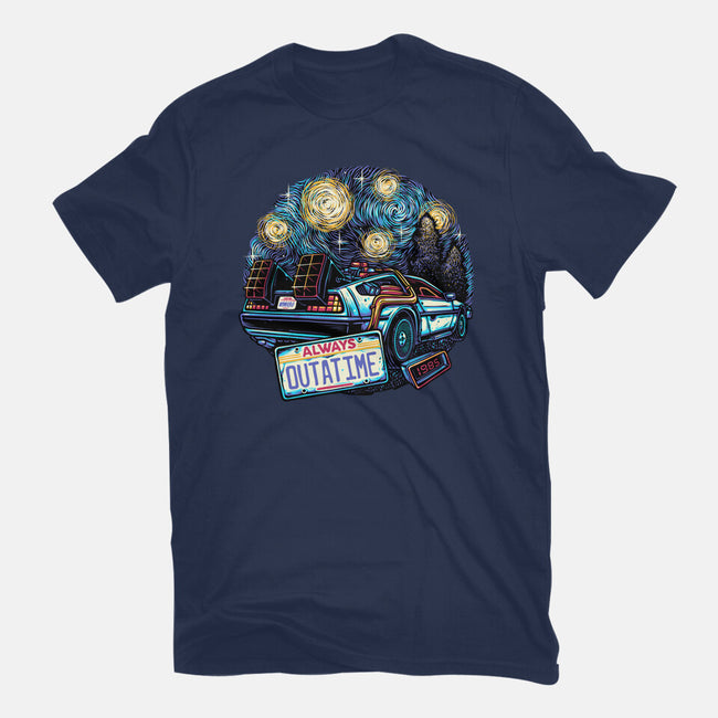 Always Outatime-Womens-Fitted-Tee-glitchygorilla