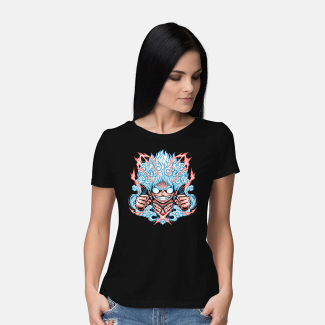 The Great Awakening-Womens-Basic-Tee-glitchygorilla