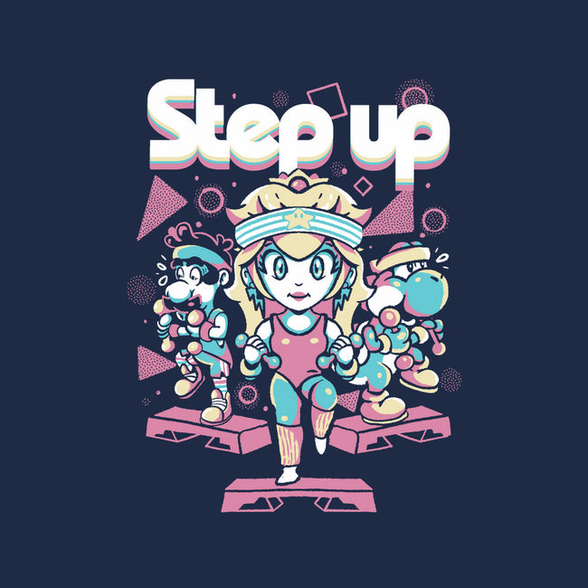 Step Up Peach-Unisex-Basic-Tee-Sketchdemao