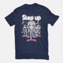 Step Up Peach-Womens-Basic-Tee-Sketchdemao