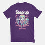 Step Up Peach-Womens-Basic-Tee-Sketchdemao