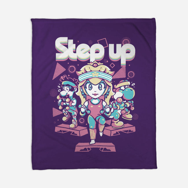 Step Up Peach-None-Fleece-Blanket-Sketchdemao