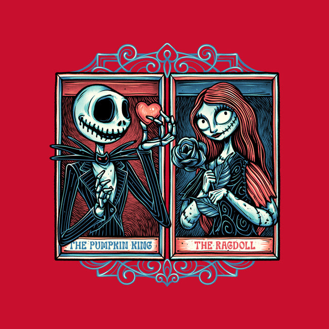 Skeleton Romance-None-Stretched-Canvas-glitchygorilla