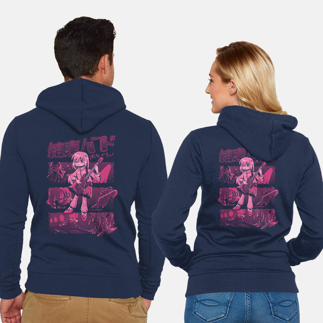 Girl Rock Band-Unisex-Zip-Up-Sweatshirt-giovanagiberti