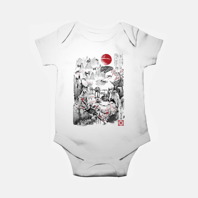 Last Battle Of The Galactic Civil War-Baby-Basic-Onesie-DrMonekers