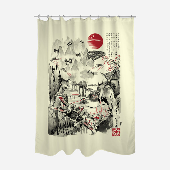 Last Battle Of The Galactic Civil War-None-Polyester-Shower Curtain-DrMonekers