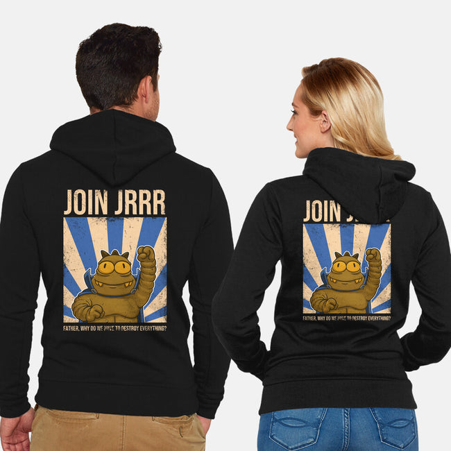 Join Jrrr-Unisex-Zip-Up-Sweatshirt-trheewood