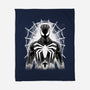 Spider Noir-None-Fleece-Blanket-rmatix