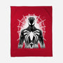 Spider Noir-None-Fleece-Blanket-rmatix