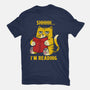 Shhhh I'm Reading-Unisex-Basic-Tee-sebasebi