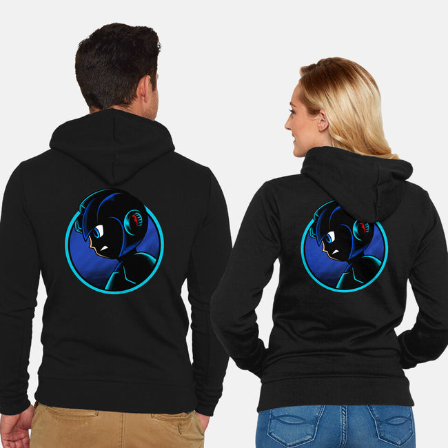 Shadow Cyborg-Unisex-Zip-Up-Sweatshirt-spoilerinc