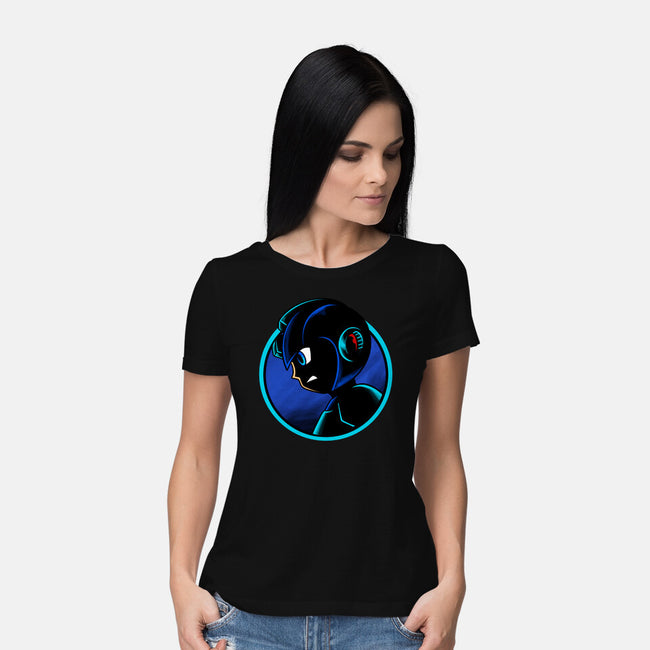 Shadow Cyborg-Womens-Basic-Tee-spoilerinc