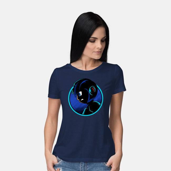 Shadow Cyborg-Womens-Basic-Tee-spoilerinc