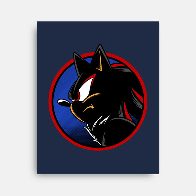 Dark Hedgehog-None-Stretched-Canvas-spoilerinc