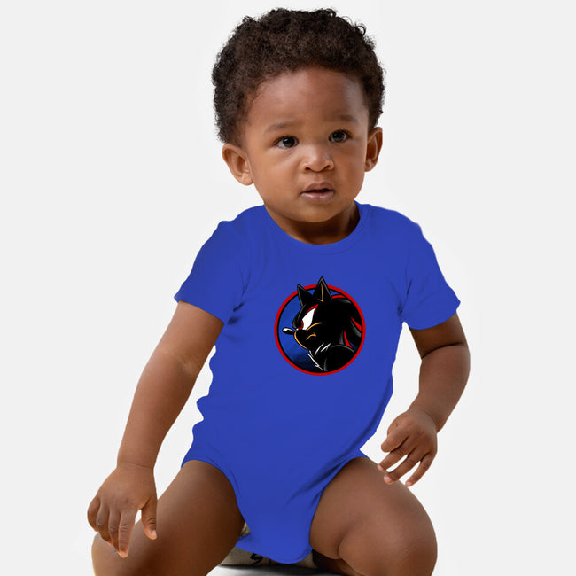 Dark Hedgehog-Baby-Basic-Onesie-spoilerinc