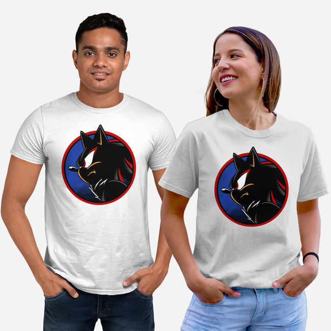 Dark Hedgehog-Unisex-Basic-Tee-spoilerinc