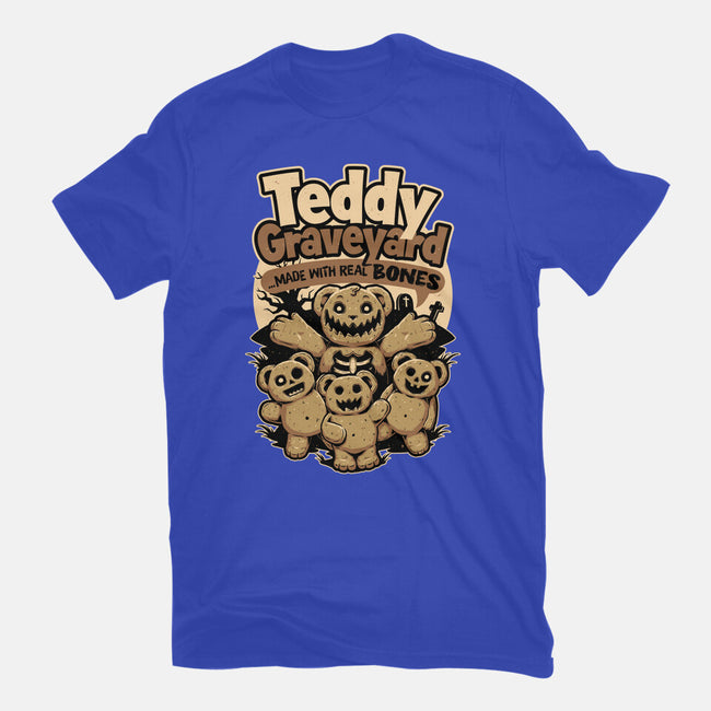 Teddy Graveyard Snack-Womens-Basic-Tee-Studio Mootant