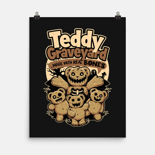 Teddy Graveyard Snack-None-Matte-Poster-Studio Mootant