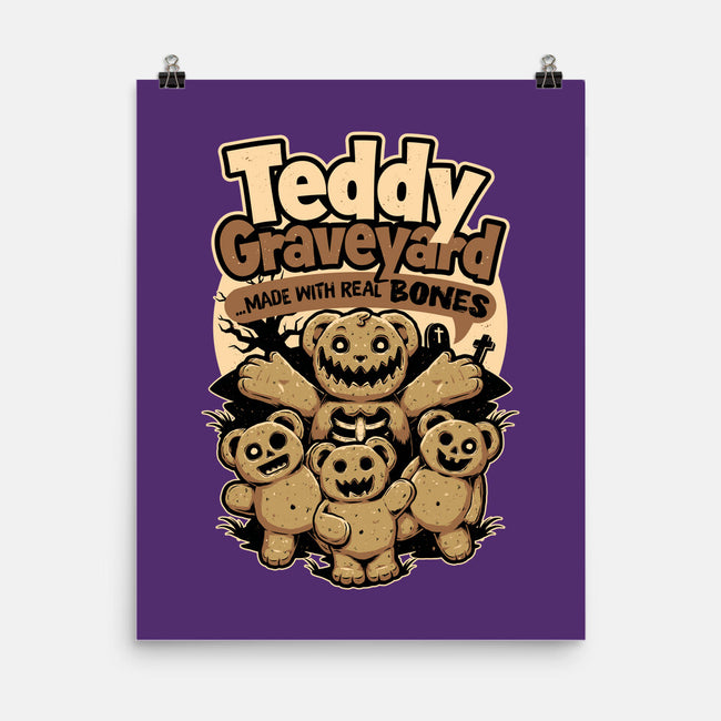 Teddy Graveyard Snack-None-Matte-Poster-Studio Mootant