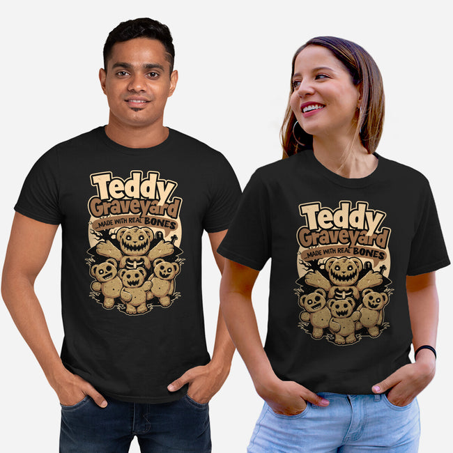 Teddy Graveyard Snack-Unisex-Basic-Tee-Studio Mootant