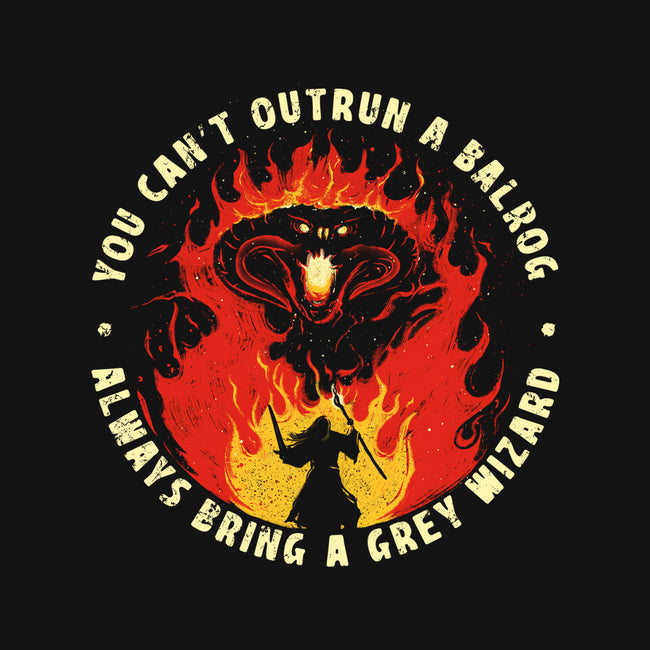 You Can't Outrun A Balrog-Womens-Racerback-Tank-sebasebi