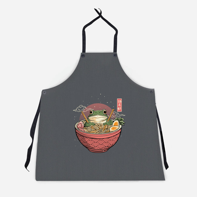 Toad Ramen Bath-Unisex-Kitchen-Apron-constantine2454