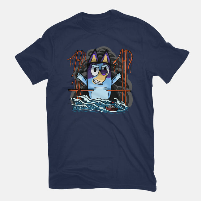 Kaiju Bluey-Womens-Fitted-Tee-nickzzarto