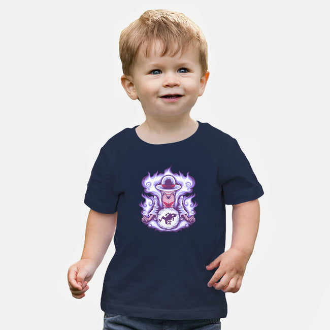 Gear 5 Pirate King-Baby-Basic-Tee-rmatix