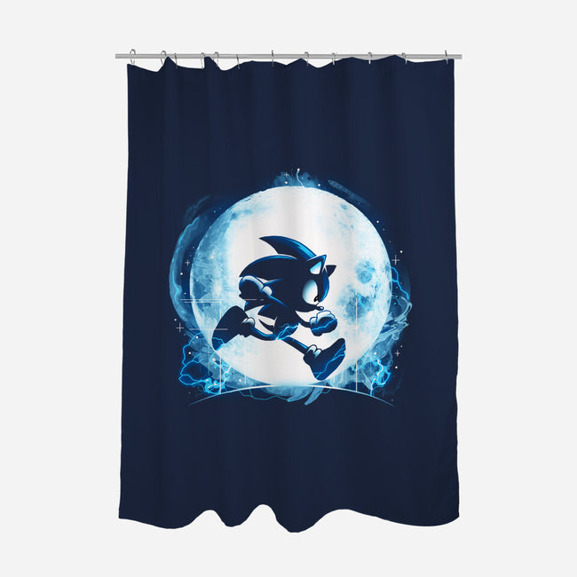 Blue Moon-None-Polyester-Shower Curtain-Vallina84