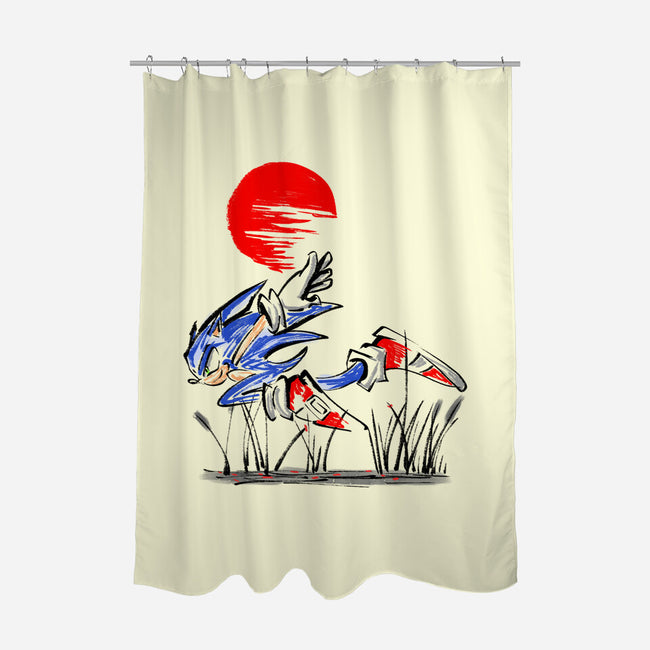 Ink Fast-None-Polyester-Shower Curtain-nickzzarto