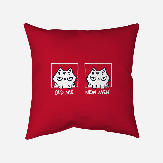 New Meh-None-Removable Cover w Insert-Throw Pillow-Wenceslao A Romero