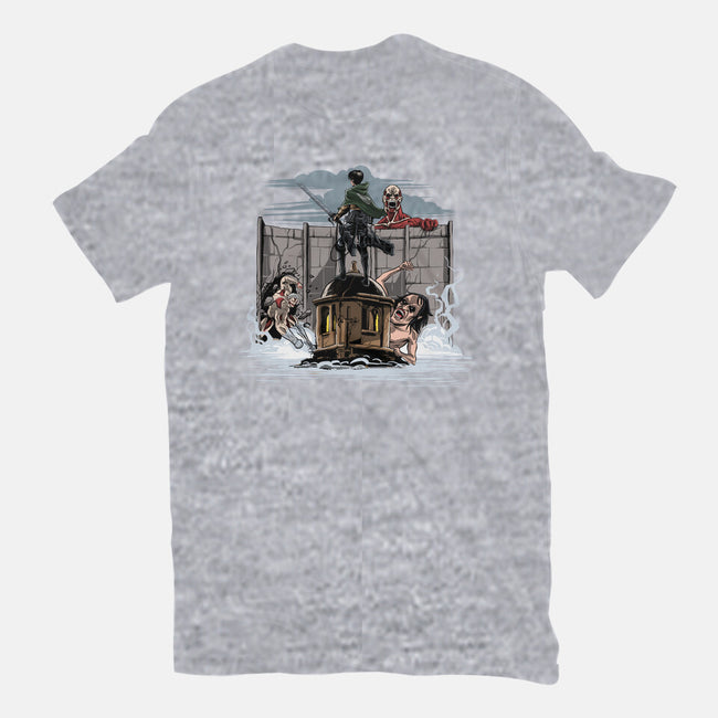 Wanderer Above The Sea Of Titans-Womens-Basic-Tee-zascanauta