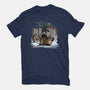 Wanderer Above The Sea Of Titans-Mens-Basic-Tee-zascanauta