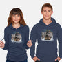 Wanderer Above The Sea Of Titans-Unisex-Pullover-Sweatshirt-zascanauta