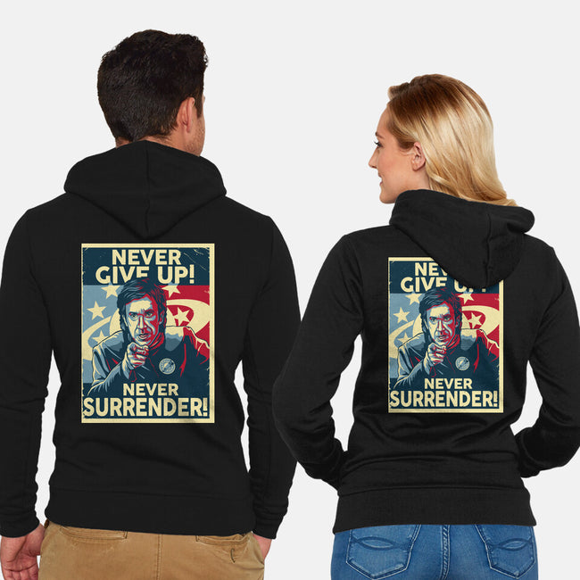 Never Give Up-Unisex-Zip-Up-Sweatshirt-daobiwan