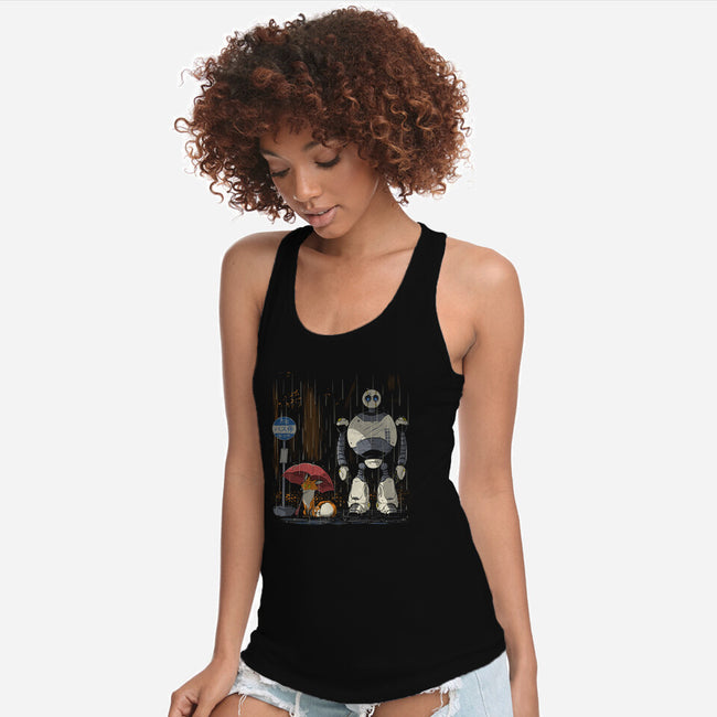 My Neighbor Robot-Womens-Racerback-Tank-Betmac