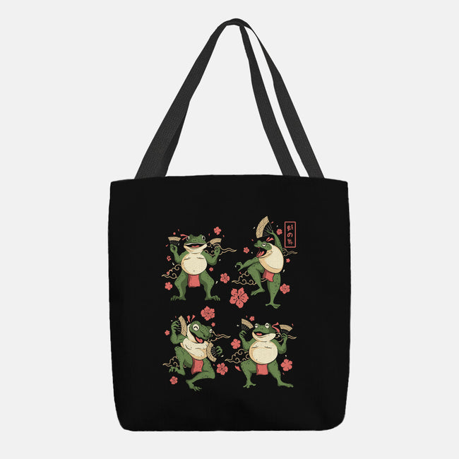 Dance Of The Toads Ukiyo-e-None-Basic Tote-Bag-constantine2454