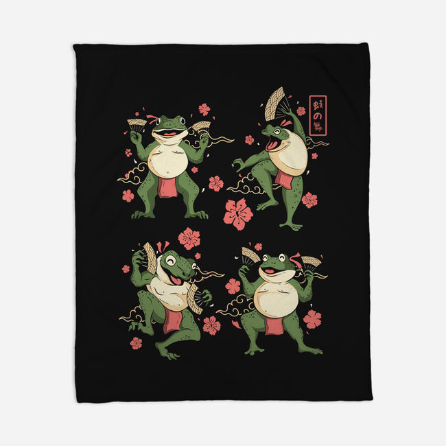 Dance Of The Toads Ukiyo-e-None-Fleece-Blanket-constantine2454