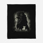 Darkness Lion-None-Fleece-Blanket-Vallina84