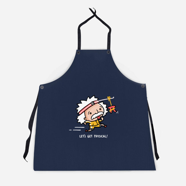 Lets Get Physical-Unisex-Kitchen-Apron-Wenceslao A Romero