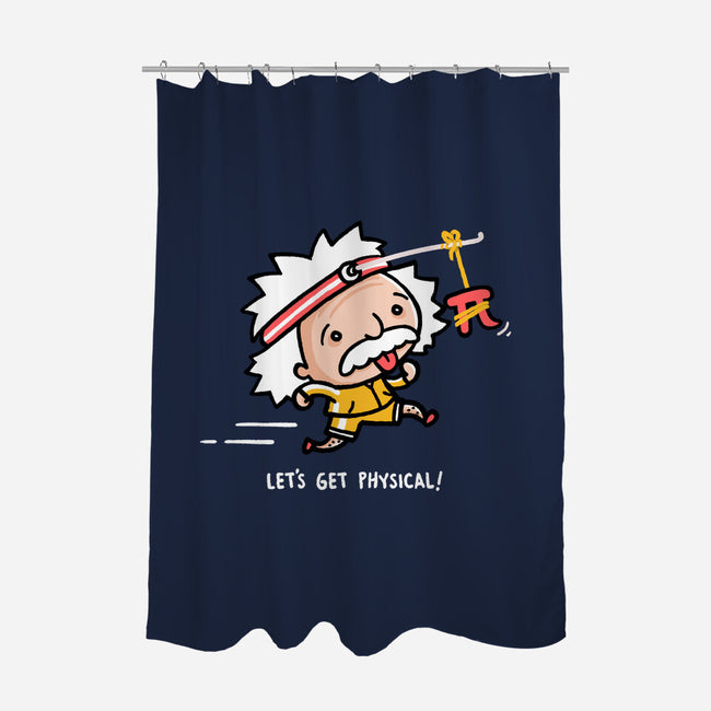 Lets Get Physical-None-Polyester-Shower Curtain-Wenceslao A Romero