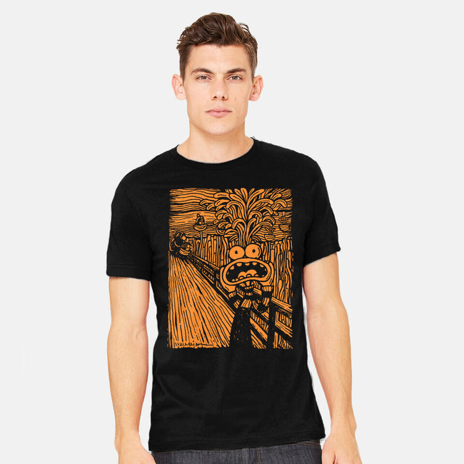 Anxious Scream-Mens-Heavyweight-Tee-Wenceslao A Romero