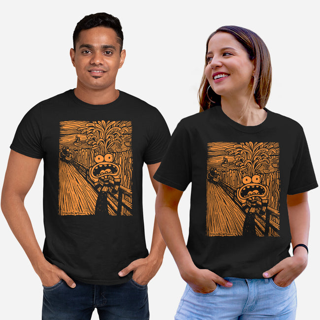 Anxious Scream-Unisex-Basic-Tee-Wenceslao A Romero