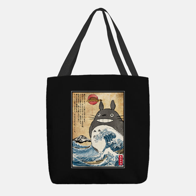 My Neighbor In Japan Woodblock-None-Basic Tote-Bag-DrMonekers